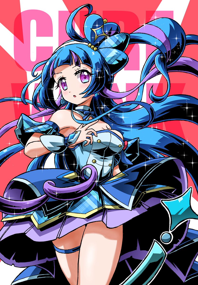 gikogakodo's tweet photo. 蒼の五線譜が旋律を紡いで、勇気が生まれる場所(ステージ)を描き続ける…。
#キュアウインク生誕祭2026
#precure #キミプリ https://t.co/UMAQVEc9kB