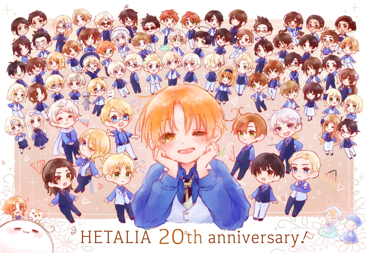 yu_lulali07's tweet photo. #長靴で乾杯しようぜヘタリア20周年
#ヘタリア20周年
おめでとうございます！！
文字通り見える世界を広げてくれた作品です
本当に出会えてよかった…！

世界がずっとあたたかでありますように🍀 https://t.co/T80WRMFdhD