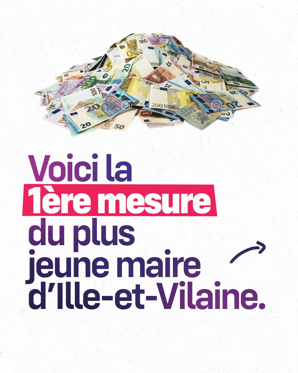 LFI_StJacques's tweet photo. ⬇️Voici la 1ère mesure du plus jeune maire d'Ille-et-Vilaine, garantie « sans étiquette », jeune et dynamique ! 🥴 https://t.co/a0uib2nsut