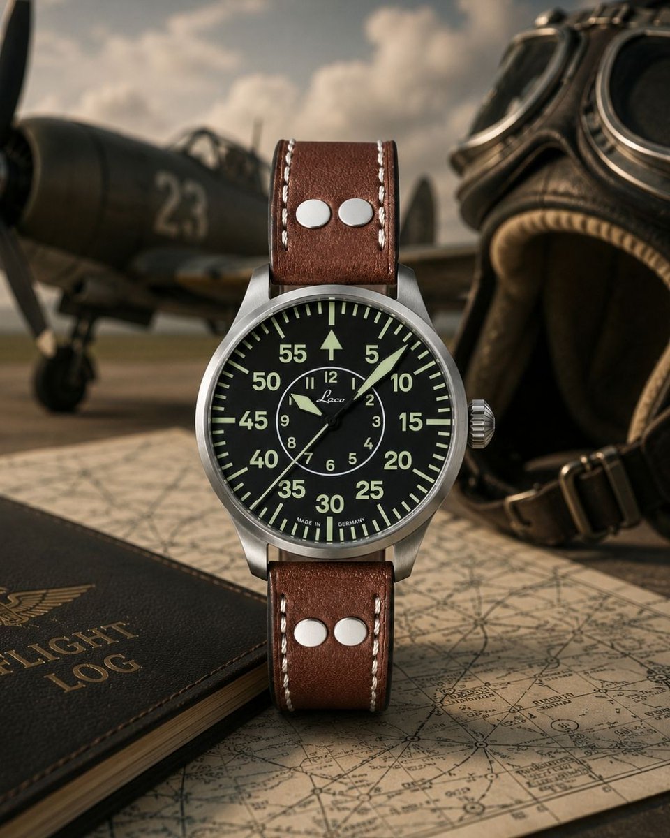 abtsaat's tweet photo. Laco Pilot Watches Basic Aachen 39 👨🏻✈️
Tarihi gözlem saatlerinden ilham alan sade siyah kadranı, yüksek kontrastlı indeksleri ve okunabilirliği ön planda tutan tasarımı sayesinde gerçek bir pilot saati karakteri sunar.
Link: https://t.co/G6Xy7nkkhY
#abtsaat #laco #861990 https://t.co/5rGTISQUkA