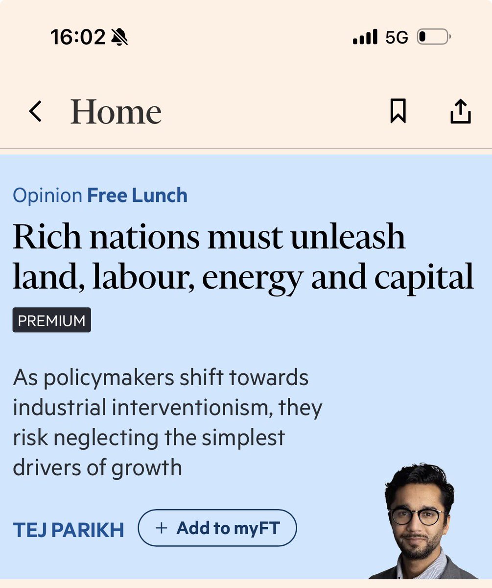 jwhharris's tweet photo. UK policy makers and MPs need only read two paragraphs this weekend so as to know what to focus on for the next 20+ years. 

Fortunately for them @tejparikh90 put them at the top of his article this weekend for the @FT https://t.co/ipQuXFpjXA