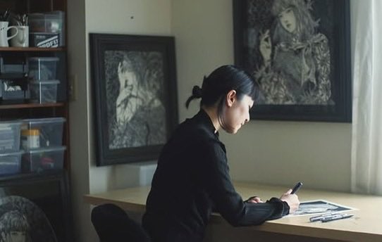 MARY_FOOL_STAR's tweet photo. これは川口絵里衣の「DIMMING PARAISO」です。原画は両刃カミソリの型に描かれたドル札は全て手描きで、驚くほど精巧かつ綿密です。

ちなみに3枚目の画像のオェーも同じ人が描きました。

↓他作もかなり凄いので是非

@elly_kawaguchi https://t.co/h3q0FEnVvE