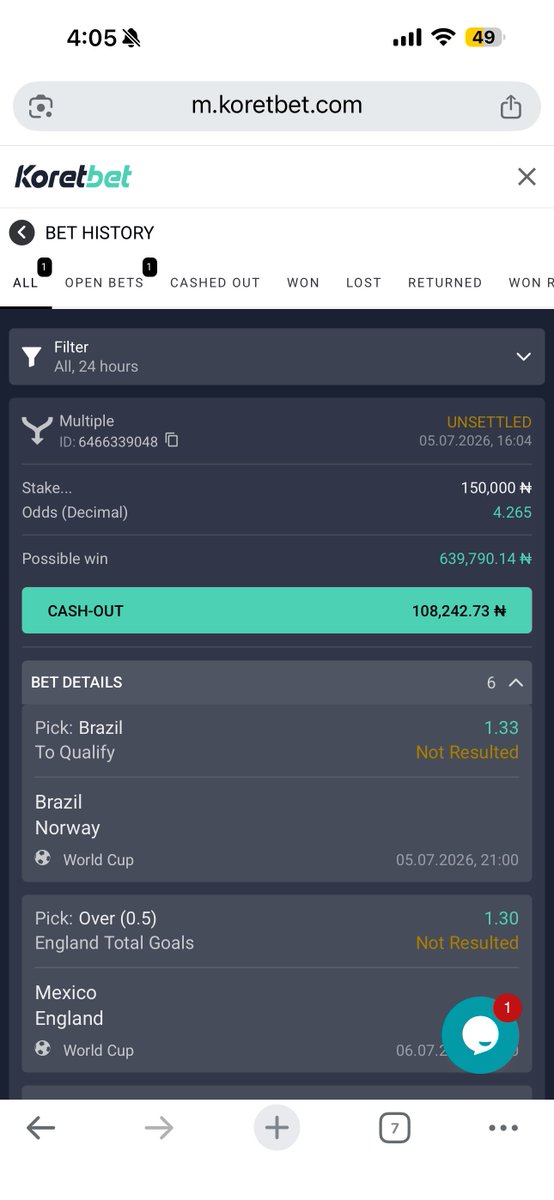 DenaroFreeBets's tweet photo. 4 odds tips on Koretbet
Code : 2974217

Register an account here 👉🏽 https://t.co/75Ghdr6IfF https://t.co/GzvgKwNvPu