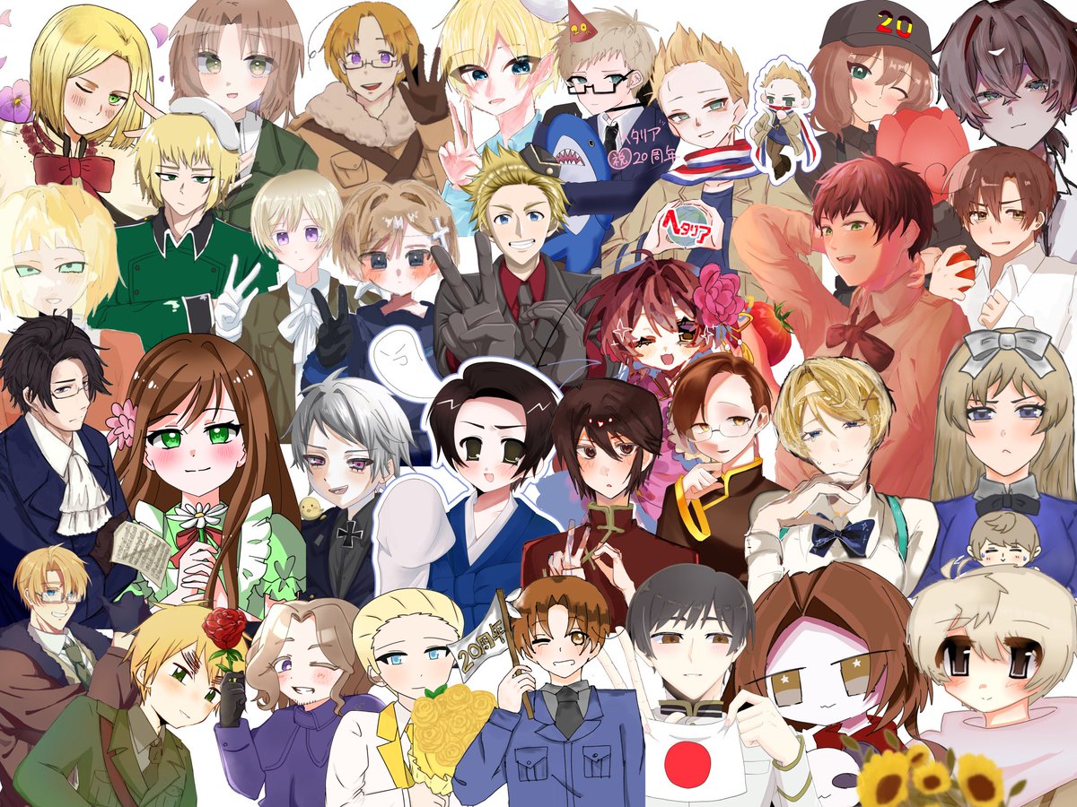 siroi___kitune's tweet photo. #ヘタリア20周年
#長靴で乾杯しようぜヘタリア20周年 https://t.co/gsRrDUSJfr