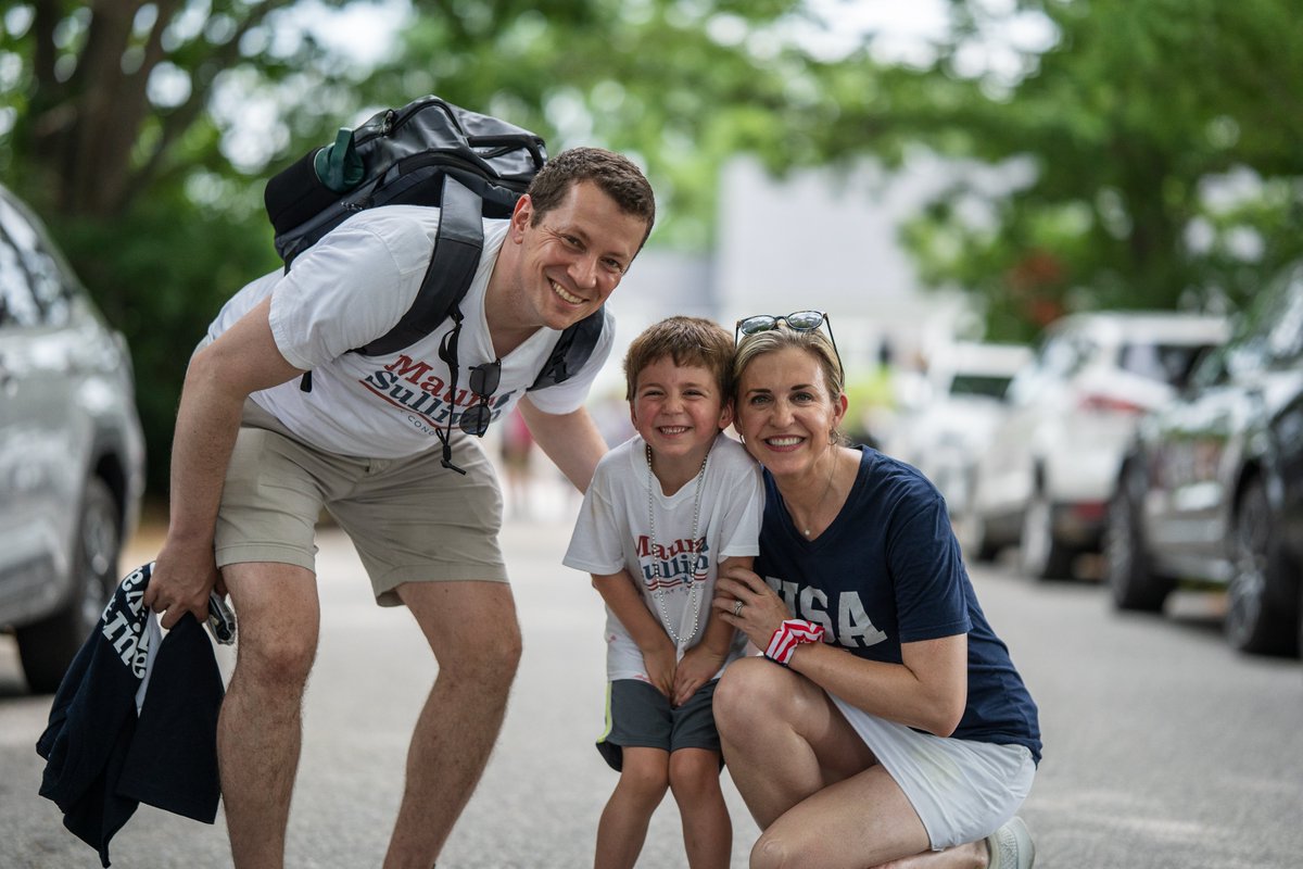 maurasullivan's tweet photo. Yesterday we hit three parades!
📍Wolfeboro
📍Merrimack
📍Laconia

Despite the heat, our team, family, and volunteers were there with bells on.

There is something special about celebrating the Fourth of July in New Hampshire.

From parade routes lined with families, to kids waving flags, to neighbors catching up on the sidewalks, these moments remind me why I love our state so much.

The Fourth isn’t just about fireworks – it’s about community. It’s about the joy of gathering together, celebrating our freedoms, honoring those who defended them, and remembering that despite our differences, we’re all part of something bigger than ourselves.

Spending the day with so many of you – sharing smiles, stories, handshakes, and high-fives – filled my cup. And getting to do it with my family, my parents, Marc, and our five-year-old son, made it all the more special!

Thank you to everyone who came out, marched, volunteered, waved from the curb, or simply took a moment to celebrate our country and each other.

Happy 250th Independence Day, New Hampshire. Here is to the next 250 🇺🇸 #NHPolitics