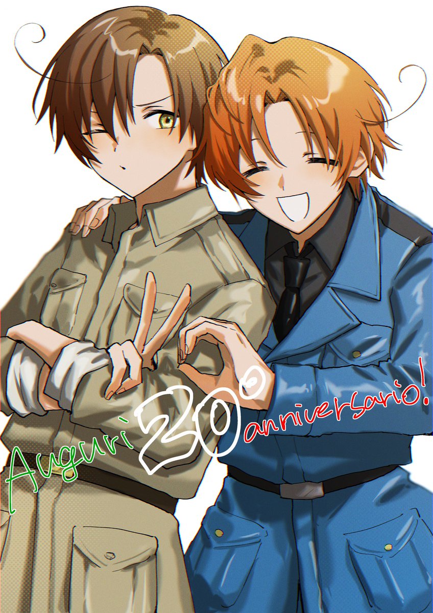 zzng25's tweet photo. ㊗️20周年‼️　#ヘタリア20周年 https://t.co/u0wCTE58P9