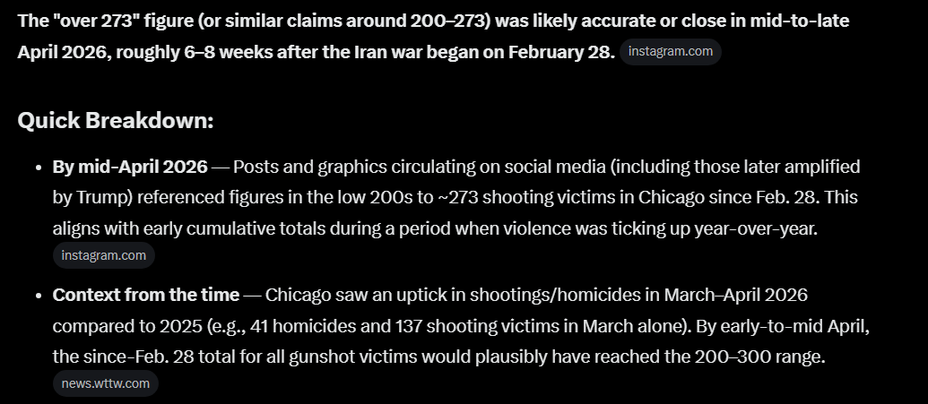 EricLDaugh's tweet photo. In fact, the 273 number was likely originally from DURING the fighting in Iran (6-8 weeks in) — the number as of July 5 is almost DOUBLE that

It's even worse than imagined. https://t.co/DCLPXN7yTT