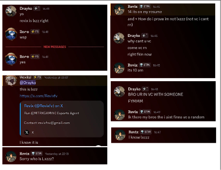 DraykoMNG's tweet photo. @Revixfv is @lxzzzfn @Lxzzzfn_ dont fall for and heres proof  he claims to not know who lxzzz but a second later he knows who lxzzz is and also says he cannot vc rn bc its 10am but hes in a vc with some other people also have many ppl who can vouch  @Revixfv lock in https://t.co/kTMf4vDXFt
