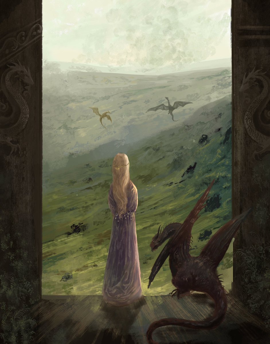 birdy_12yy's tweet photo. Mother and children 
#ASOIAF https://t.co/9HdEKCz1Ij