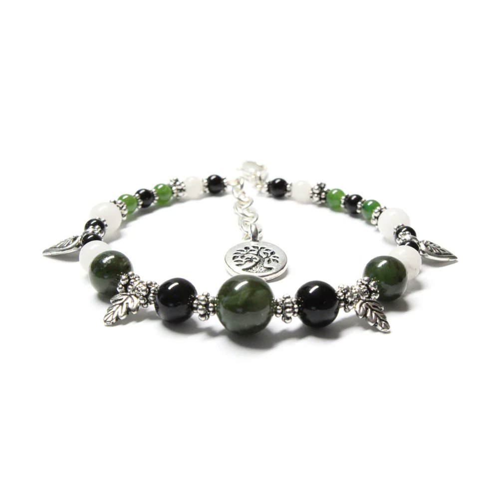 StravaMax's tweet photo. ๐ณ BC Jade Tree Charm Bracelet https://t.co/YmV0RqrXS3 Handcrafted with genuine BC Nephrite Jade, Black Onyx, Snow Jade, and authentic TierraCast tree & leaf charms. A meaningful bracelet inspired by growth, strength & balance. #BCJade #jewelrysale #BlackOnyx #HandmadeJewelry https://t.co/bXAzA2w4sQ