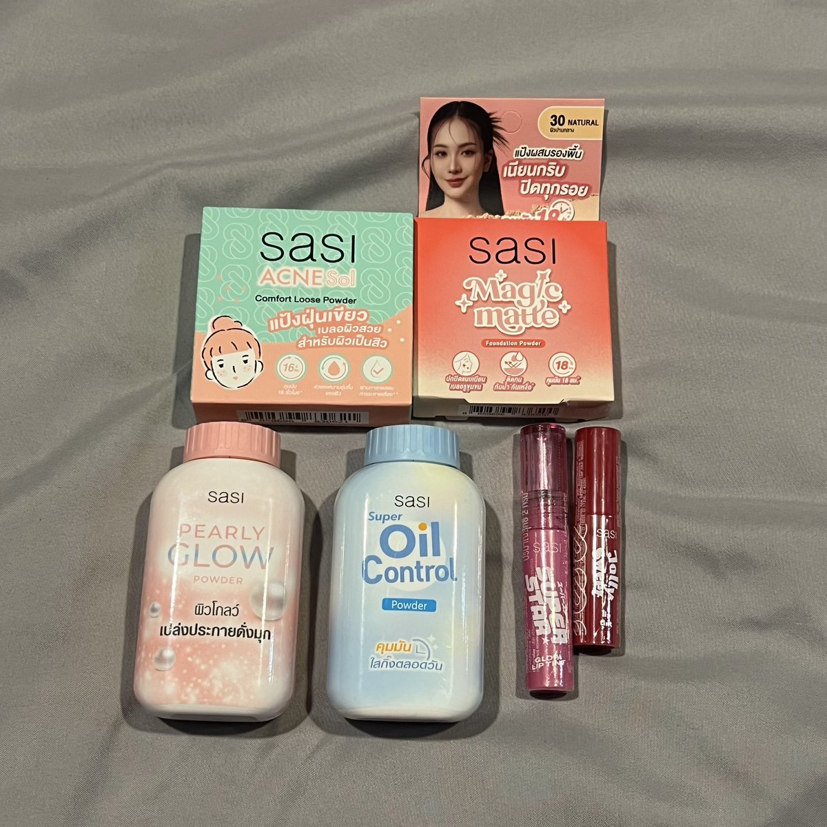 fulliemarket's tweet photo. ส่งต่อ เซ็ต sasi ยังไม่ได้แกะใช้
(ได้ทุกอย่างในรูปเลยค่า)

- sasi acne sol แป้งฝุ่นเขียว 
- sasi magic matte 30 natural
- sasi superstar glow tint 06
- sasi jolly sweet tint 05
- แป้งผิวglow และ แป้งคุมมัน

250 รส
สนใจ dm ได้ค่า

#ส่งต่อเครื่องสำอาง 
#ส่งต่อเครื่องสําอางมือสอง https://t.co/XY1h7T85U3
