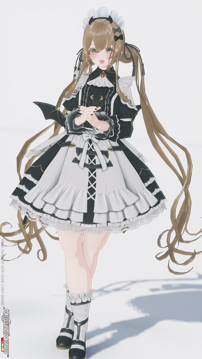 AlmApso2_FNS's tweet photo. 小悪魔メイドドレス https://t.co/KhP1r5N2ms