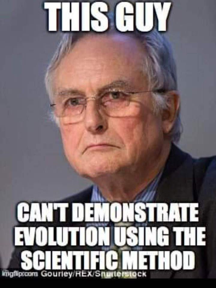 NotEvolution1's tweet photo. Unobservable, untestable, unrepeatable, unfalsifiable, ie, unscientific: https://t.co/qrvkQT4Z3q