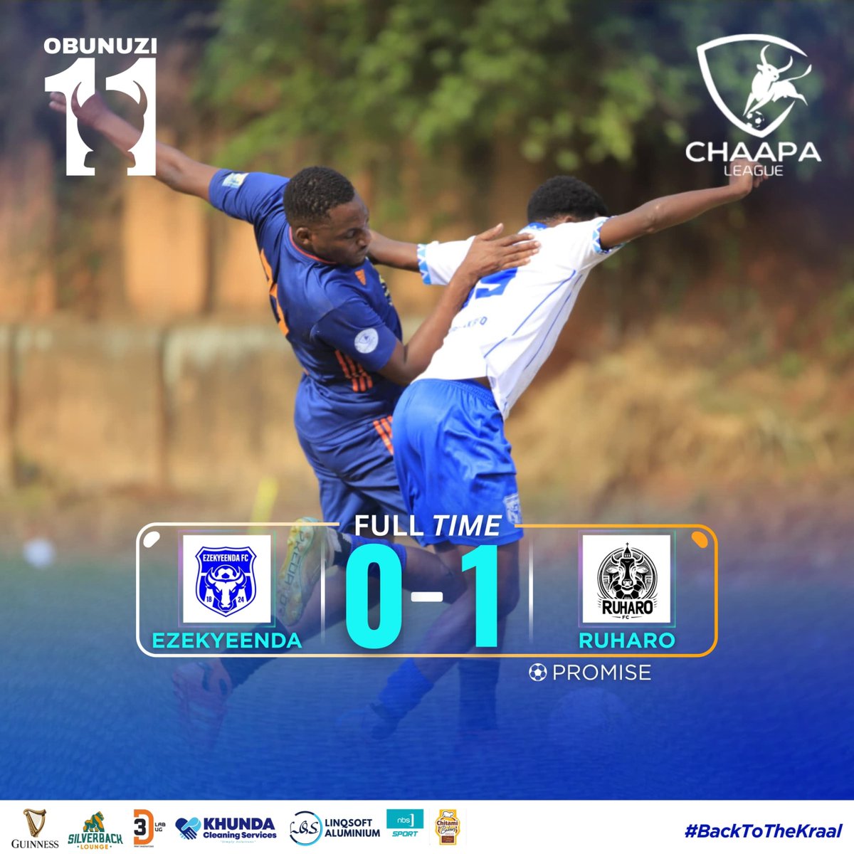 ChaapaLeague's tweet photo. A first defeat for @Yoboyobo2006 in 1 year and 5 months as they fall to @SCRwizi . @Ruharofc have their first win of the season
#BackToTheKraal https://t.co/Aecu65HF6s