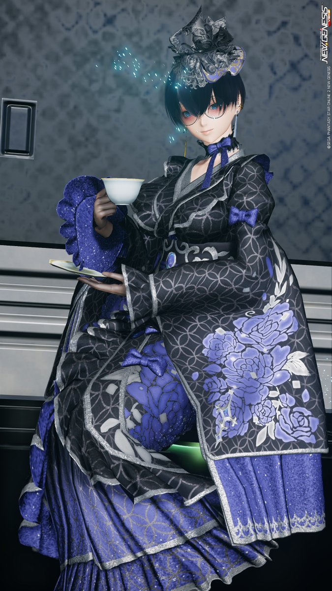 kankokeito's tweet photo. 新スクラッチのゴス和装
 #PSO2NGS_SS https://t.co/wHzRhhVRj4