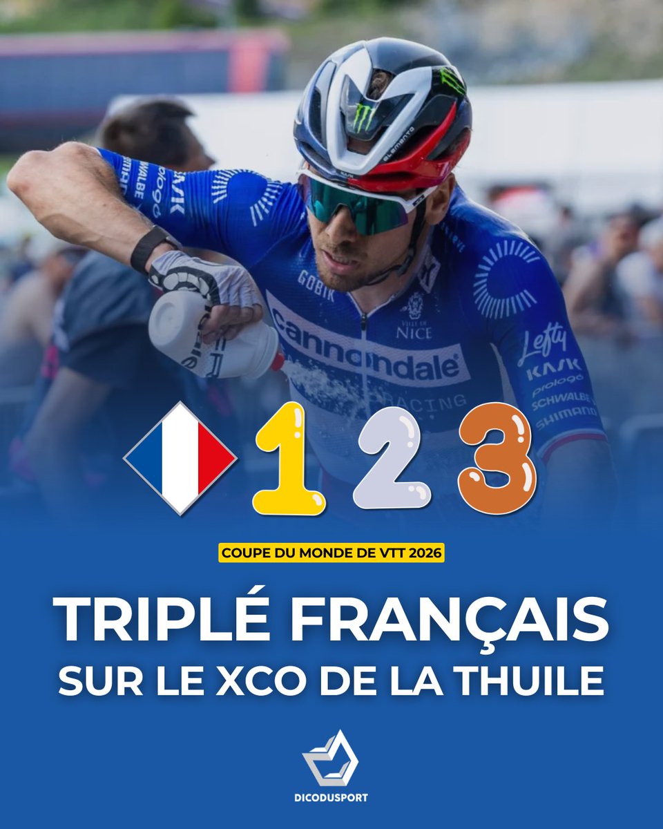 dicodusport's tweet photo. 🇫🇷🇫🇷🇫🇷🔥 𝐓𝐑𝐈𝐏𝐋𝐄́ 𝐅𝐑𝐀𝐍𝐂̧𝐀𝐈𝐒 !
#VTT https://t.co/7Ps1tIA4jy