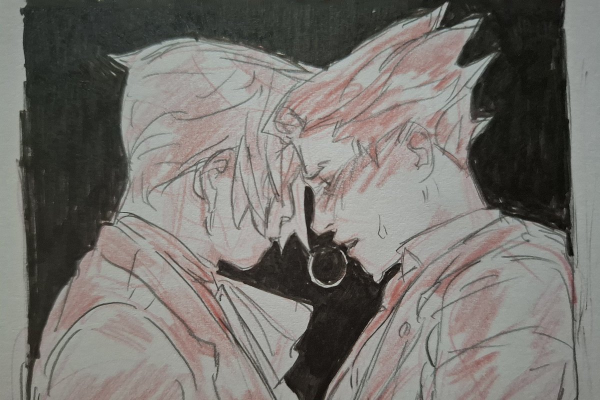 SouOceane's tweet photo. It's been a while, and I compiled some dark 🔞 sketches here on poipiku. ⬇️ Contains #mtnr/#krisnix/#odnr/#nrnr. And v!olence. Please be aware... 😵🔪🕊
https://t.co/g2DplxT40S https://t.co/0f4rzQ6Vgo