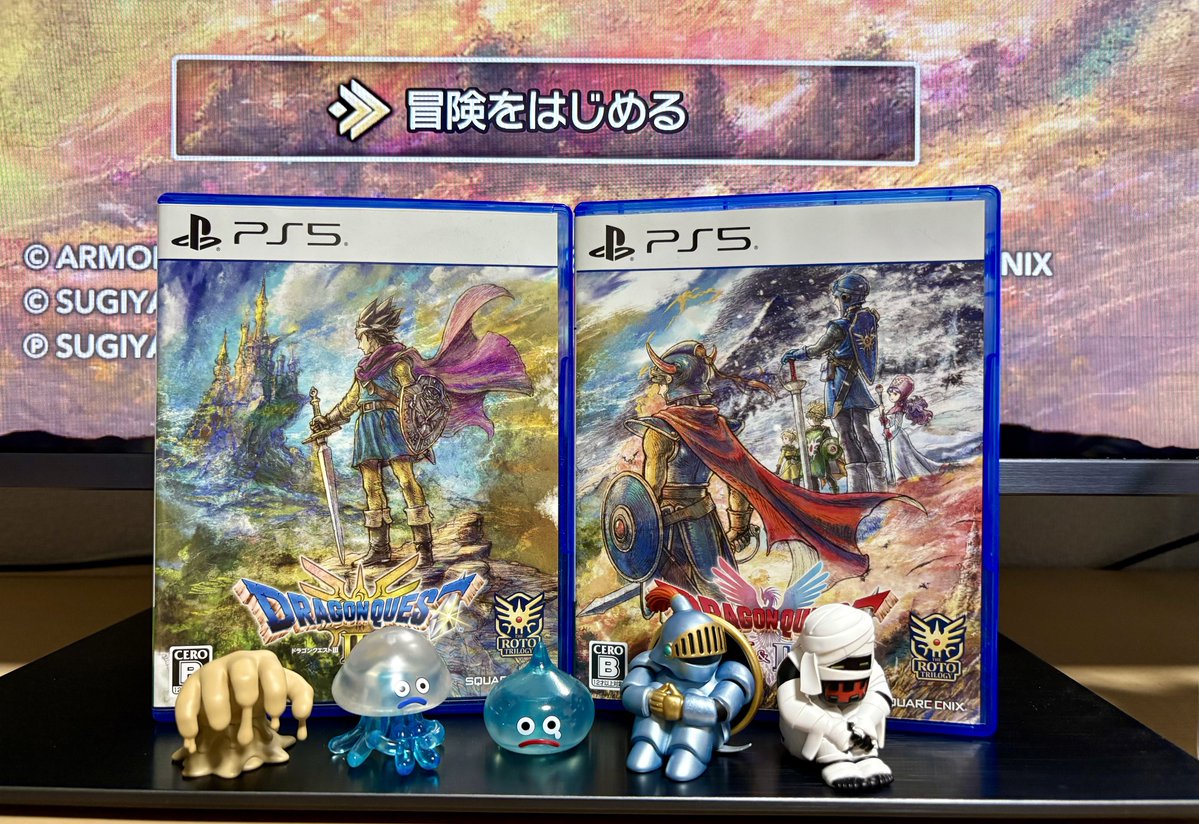 kagerou_80's tweet photo. ドラゴンクエストⅠ＆Ⅱクリアしました✨
ドラクエⅢの時より敵が少し強くて、難しく感じた💦
レベルは楽ちんプレイで99まで育成🆙
ストーリーも面白かったなぁ😊
Ⅱではミリエラ戦の仲間われ大パニック作戦が印象的でした😆

まだやり残したこともあるので、これからトロコンを目指します！⚔️ https://t.co/TXPxdmiOxE