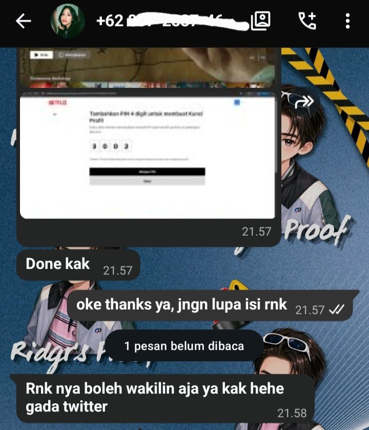 RIDGR. proof di profil, acc bakcup @workouthor tweet media