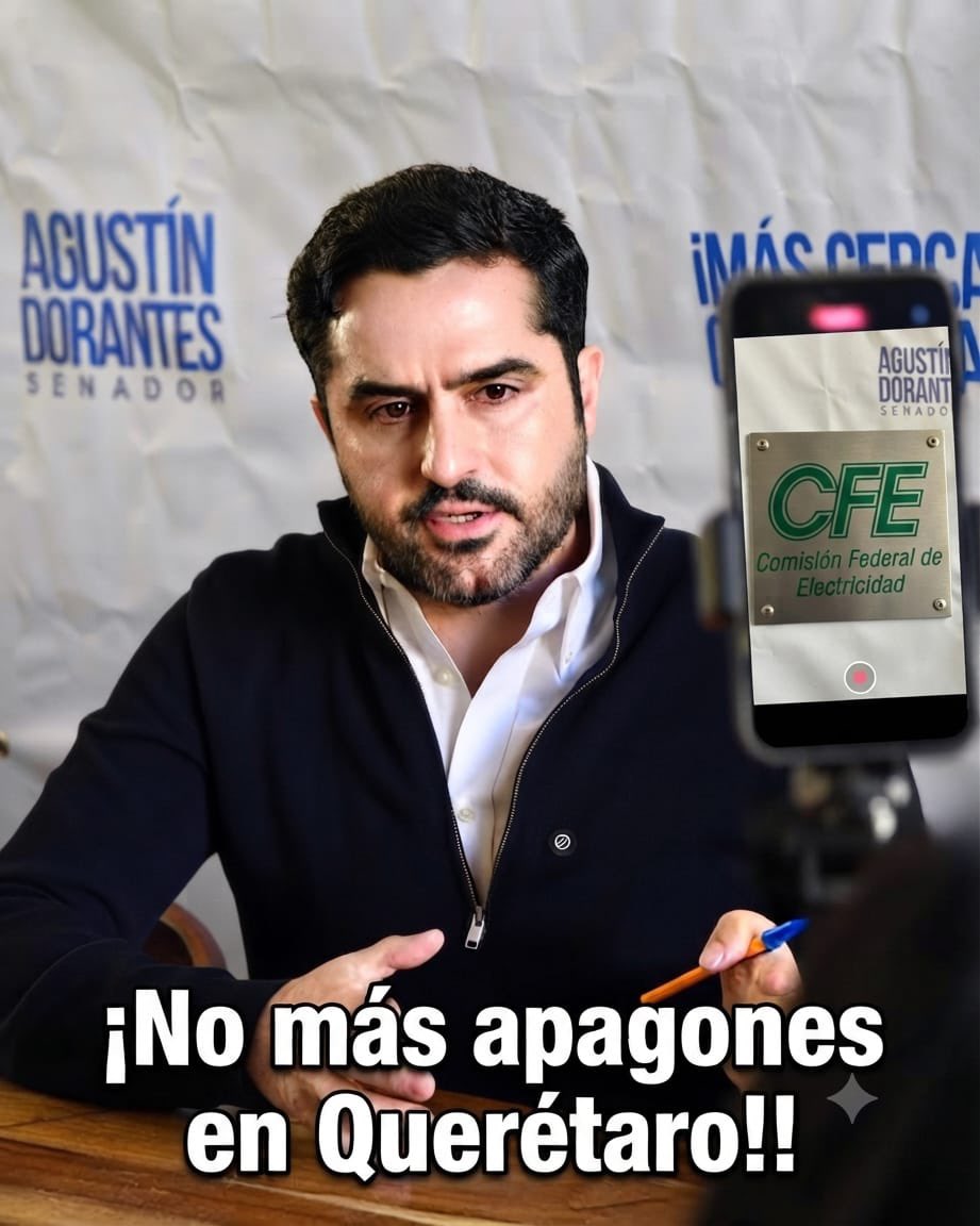 pm_diana's tweet photo. ⚡ Los apagones no son solo una molestia; representan un problema que afecta directamente a las familias queretanas.

#CuidarQuerétaro #Contigo #CuidarALasFamilias #AgustínDorantes https://t.co/54Ad9Xsg2n