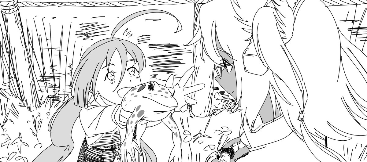 grsgrsdmstcs's tweet photo. シチュ描きたいマンからモノクロ落描き野郎に進化 https://t.co/UhDbx3KFzv