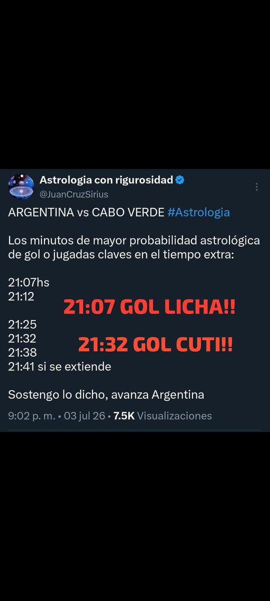 Cosmicalove's tweet photo. @m4r7_ina Acá el único que tiene la posta es el astrólogo y eso que no soy muy creyente en la astrología https://t.co/7ETwhUUL6K