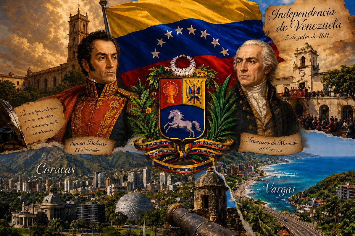 camacho_dimas's tweet photo. Hoy, en el Día de la Independencia de Venezuela, honramos el coraje y el espíritu del noble pueblo venezolano. 

Mantengo en mis pensamientos a todos mis amigos, familiares y a los miles de afectados por los recientes terremotos nos mantenemos unidos en oración por la patria en estos momentos difíciles. Venezuela siempre se ha levantado ante las dificultades, y esta vez no será la excepción.

La independencia de Venezuela pertenece a cada connacional, no a la dictadura que los traicionó. En este día, nos mantenemos firmes por los principios democráticos que ningún régimen puede borrar: libertad, dignidad, elecciones libres, derechos humanos y el derecho de cada familia a vivir sin miedo.

Feliz Día de la Independencia, Venezuela. 🇻🇪
