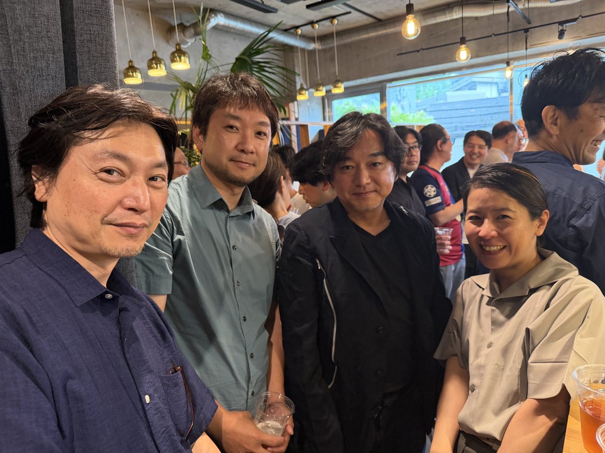 ryumitarai's tweet photo. 伊東豊雄建築設計事務所OBOG会2026
伊東さんお誕生日おめでとうございました。
懐かしく嬉しい仲間たち
伊東さんから今年も沢山の刺激と激励の言葉を頂きました。 https://t.co/UxLmfoaYhz