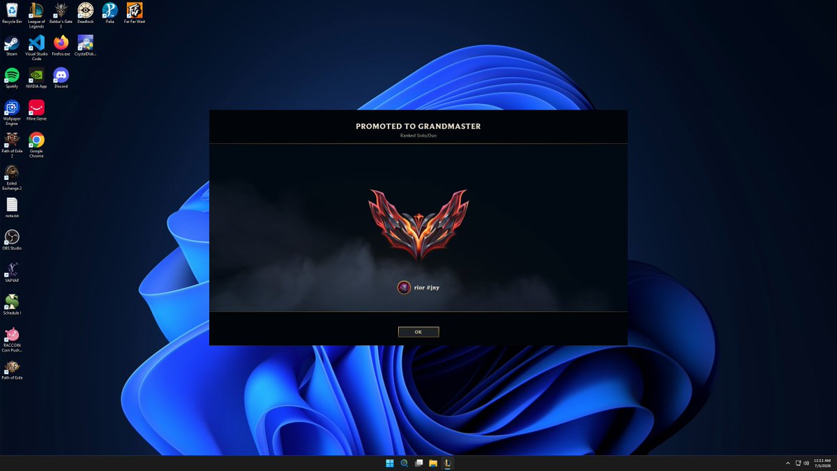 riordev's tweet photo. we made it :D lowkey first season every playing more than 300 games but very stoked https://t.co/kw09VeVOqM