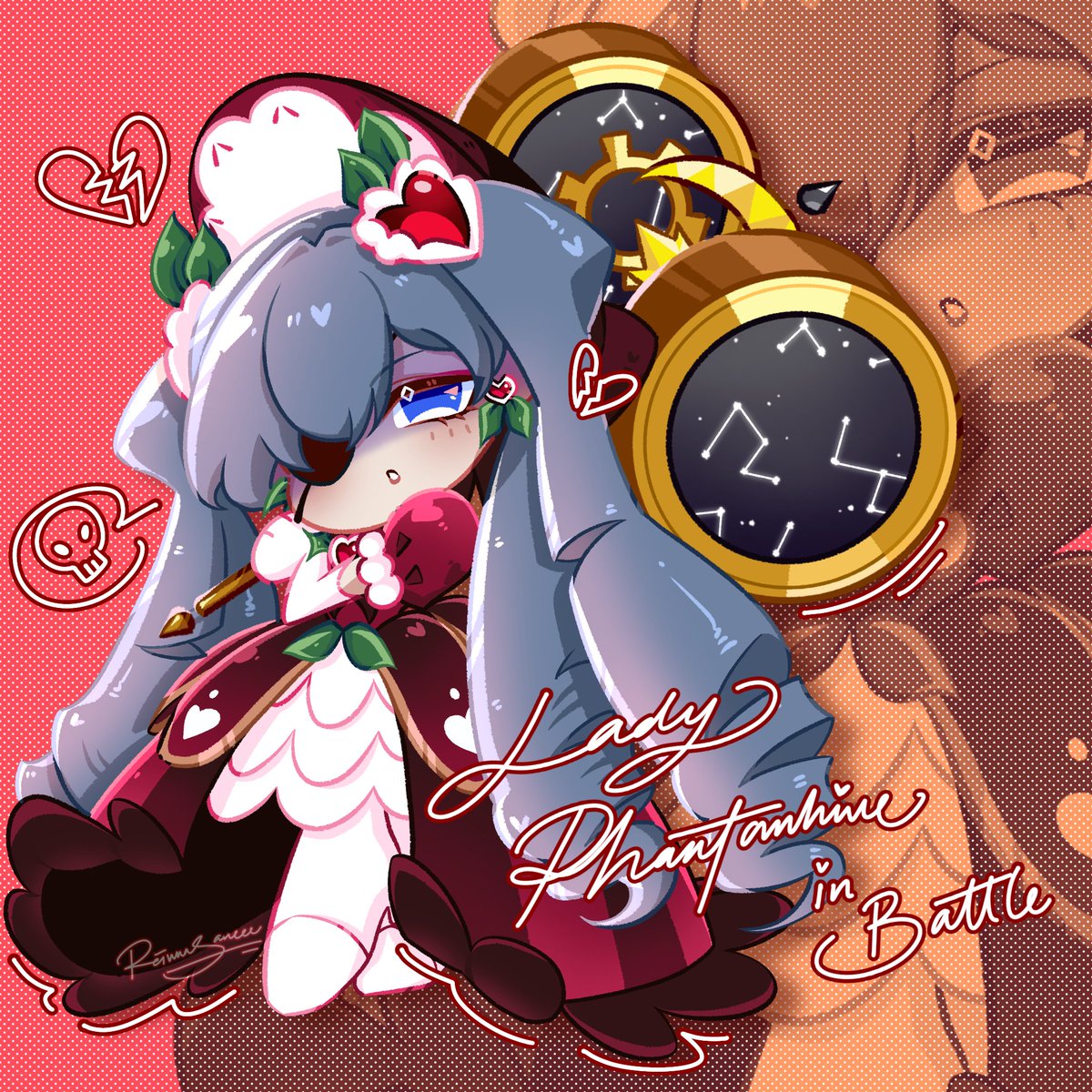reinnaalt's tweet photo. Chibi Lady Robin/Phantomhive inspired by my MyCookie costume from Crk! 💕🤭 #CielPhantomhive https://t.co/qFJ03lNbya