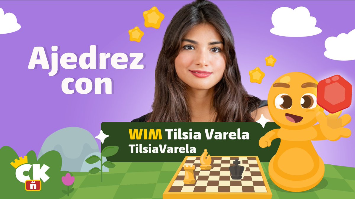 ChesskidES's tweet photo. 🎥♟️ ¡Hoy 05 de julio, toca show con la WIM Tilsia Varela en ChessKid Español!
🔥 10 hrs CDMX / 18 hrs España
🔗 https://t.co/wvf4u4Gix7
@tilsiav
#Ajedrez #chess #chesskides #chesskid https://t.co/kFroAiO65R