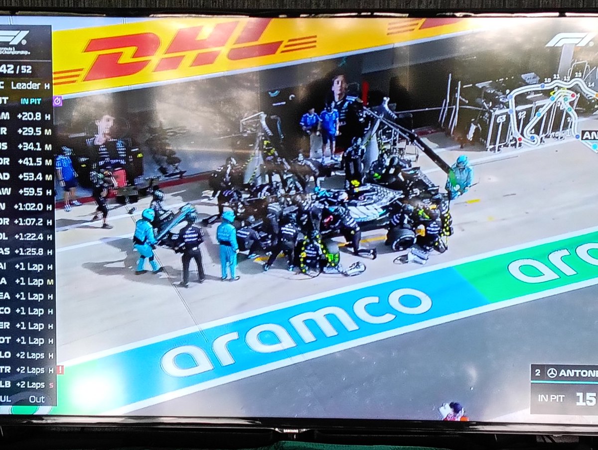karlaceja21's tweet photo. Problemas con el alerón de Antonelli y la suspensión esta mal, probablemente lo retiren 
Gran Premio de Inglaterra 
#GPSilverston #GranBretañaGP #SilverstonGP #GranPremioDeGranBretaña #F1 @F1 #LegalmenteBella https://t.co/YhaOgsxTdE