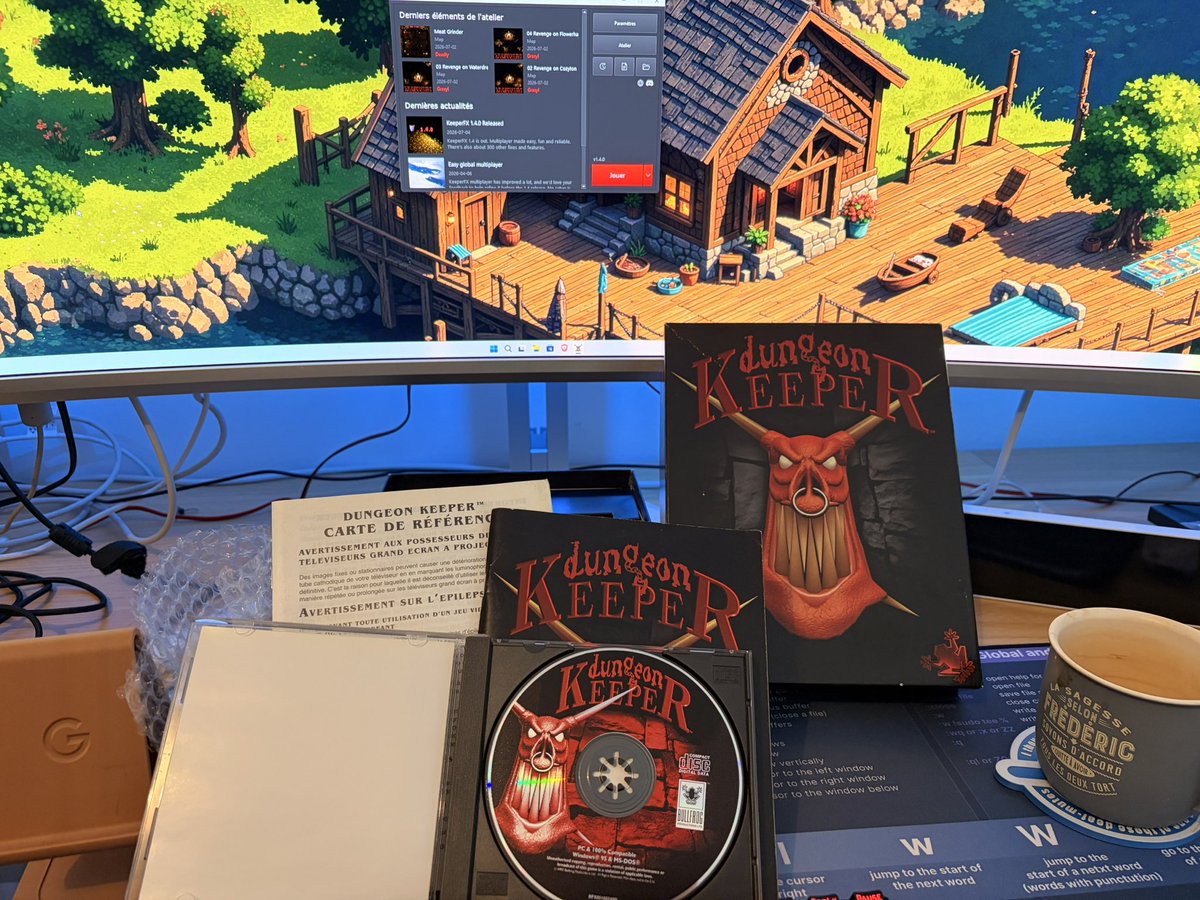 fax_v2_0's tweet photo. Thank you so much #KeeperFX ! π
Thanks to you, I can play one of my favourite video games, which I bought 29 years ago, on a modern PC!π€©
Thank you, #KeeperFX community !!! https://t.co/GkD5DYgQug