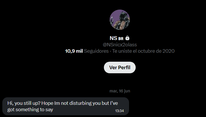 RUL663's tweet photo. @NSnicolass02 I thought it was strange, but I just realized that your account had messaged me a month ago https://t.co/jp9EN64DBj