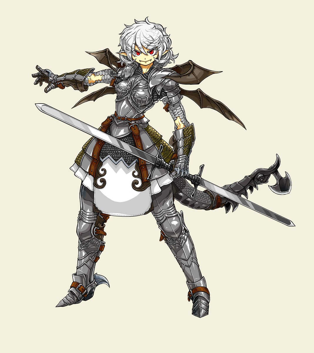 tatutarn's tweet photo. 竜人とか普通の剣士 https://t.co/OPt5YfJzQV