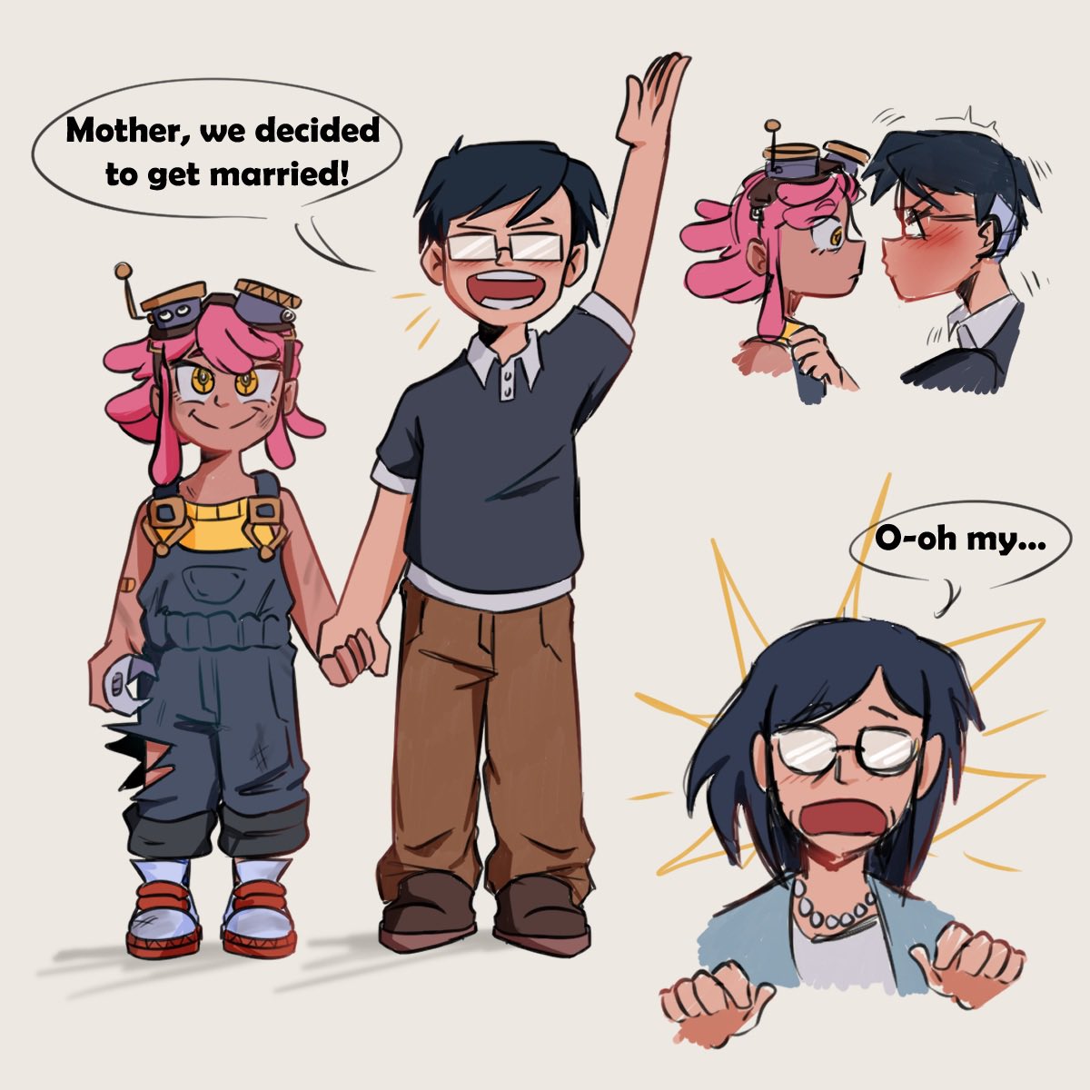 PixIl_4k's tweet photo. I gotta bring back my Childhood friends AU 
#iidamei https://t.co/Y57zHZJAX6