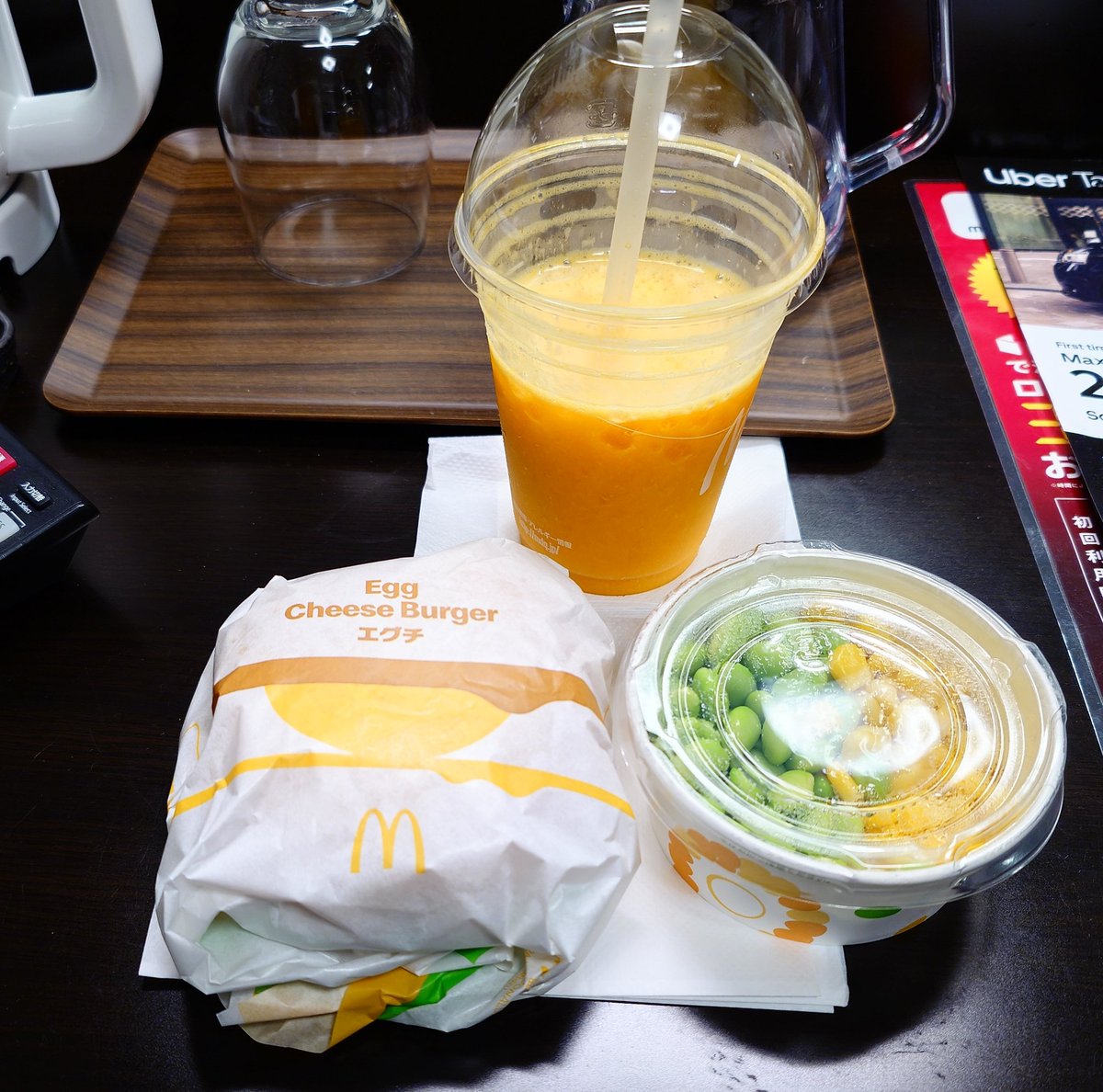 MariaGrace66626's tweet photo. 昨日のお昼ご飯は東京ドームの横でピザ食べてたけど、今日もう良いや…ってなって、ホテル近くにあるマクドナルド食べてた🍔 https://t.co/2Oxz8juT15