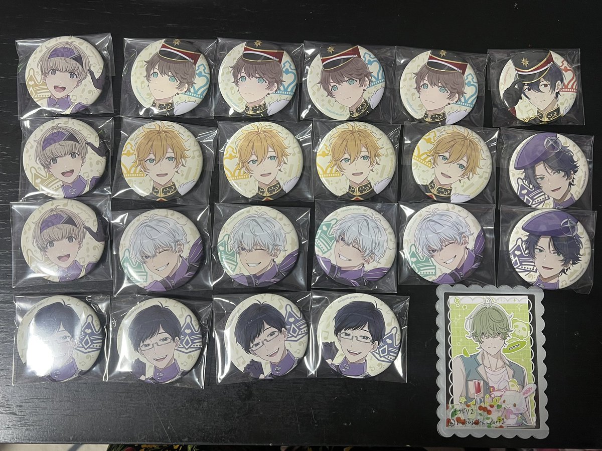 mokumoku_dori2's tweet photo. 【交換/譲渡】アオペラ -aoppella!?-5周年記念展 5周年 記念展 缶バッジ 缶バ 等身

譲)道貴4ルカ4燐1
永臣2帆波3粋4良和4

求 )ふかみor定価(+送料)

12日渋谷現地取引>>郵送

検索からでもお気軽にお声掛けください🍀 https://t.co/lYgTp1B6xe