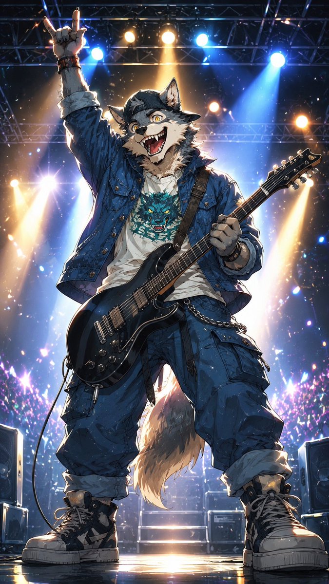 siguangyu's tweet photo. #aiart we will we will rock you. https://t.co/c4gysGpFng