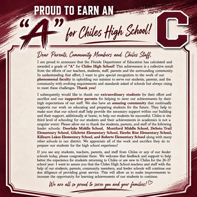 Lawton Chiles High tweet media