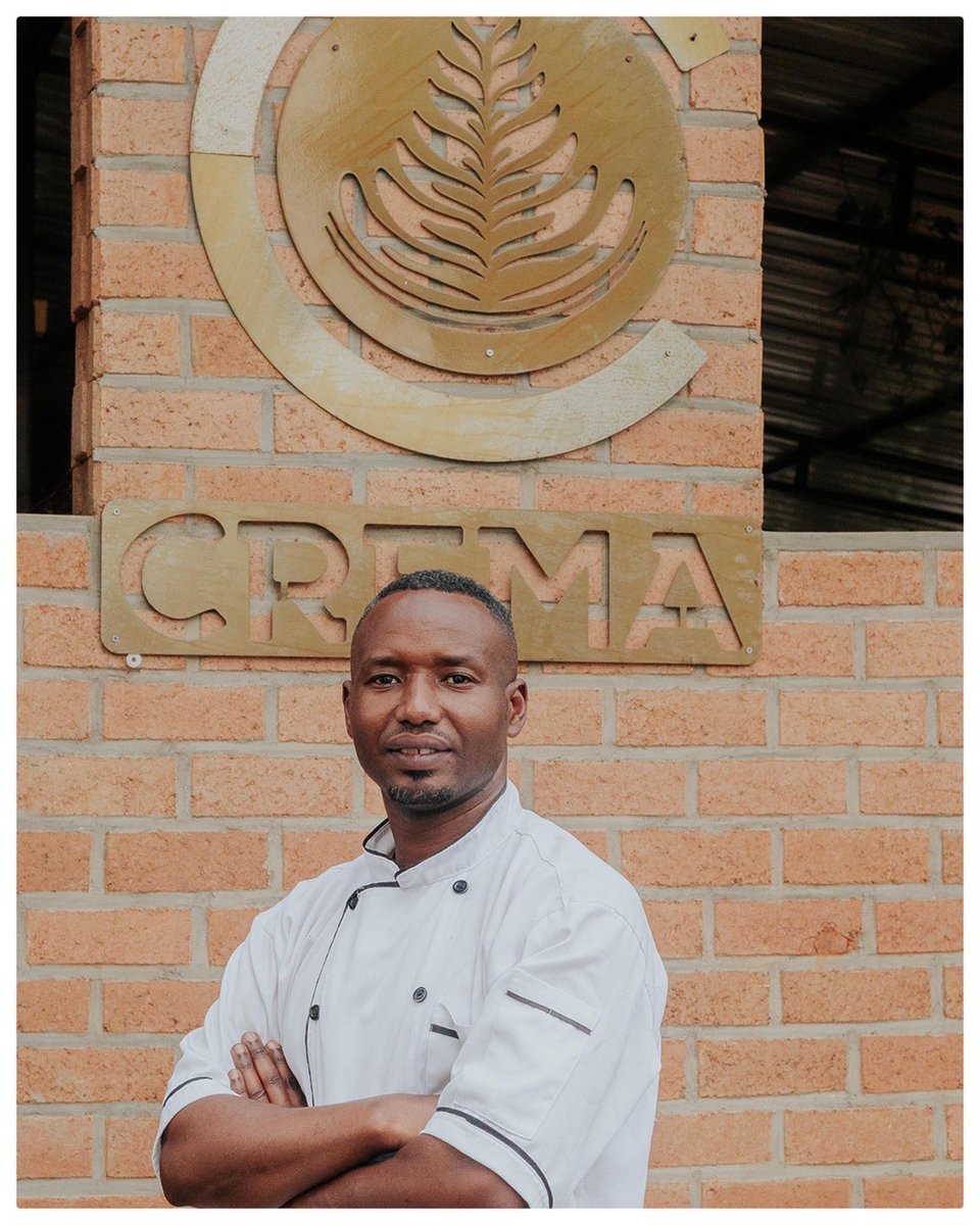 CremaRwanda's tweet photo. Meet chef Mugwaneza Issa.👨🏾‍🍳

Long before any professional training, Issa learned to cook just by watching his mother and uncles . Today, that’s how he survives a chaotic lunch rush.

Off the clock, he’s a family man who likes to stay home, watch movies, and play with his 3 kids. https://t.co/eC2gTAwIuw