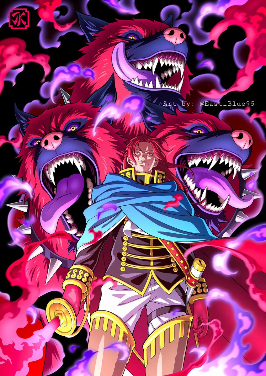 East_Blue95's tweet photo. 🔥NEW DRAWING🔥

ST. FIGARLAND SHAMROCK⚔️
Commander of the Knights of God. 

CERBERUS🗡️🐺🐺🐺

#OnePiece #ワンピース #Shamrock https://t.co/54ZQaUYOg3