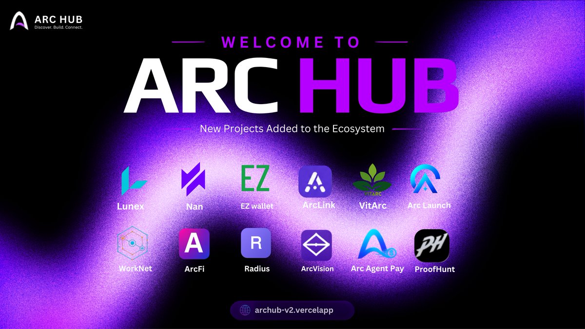 MrlSharkx's tweet photo. Arc Hub keeps growing
Added more projects to the directory today. If you're exploring the @arc ecosystem, it's worth checking out.
https://t.co/urYKjGN4St
A big thank you to all the builders shipping on @arc and sharing their projects with the community💜
#ArcHub #archouse https://t.co/qtacgN2LNZ