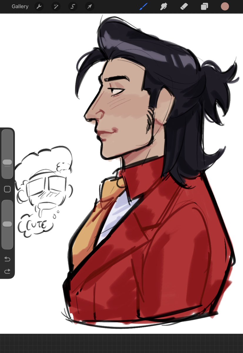 delicis_c's tweet photo. A half up hairstyle would look cute on age gap au spam every once in a while https://t.co/AdwloLChqw