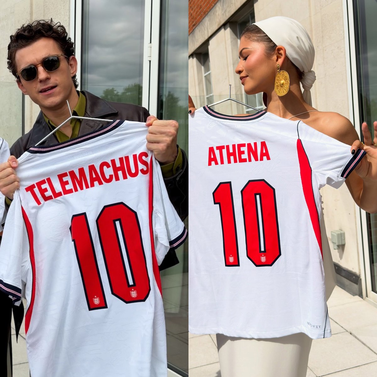 hllandayalali's tweet photo. they gave them both matching numbers 10 jerseys stop it 🫠🥺 https://t.co/CcSowuKzUx