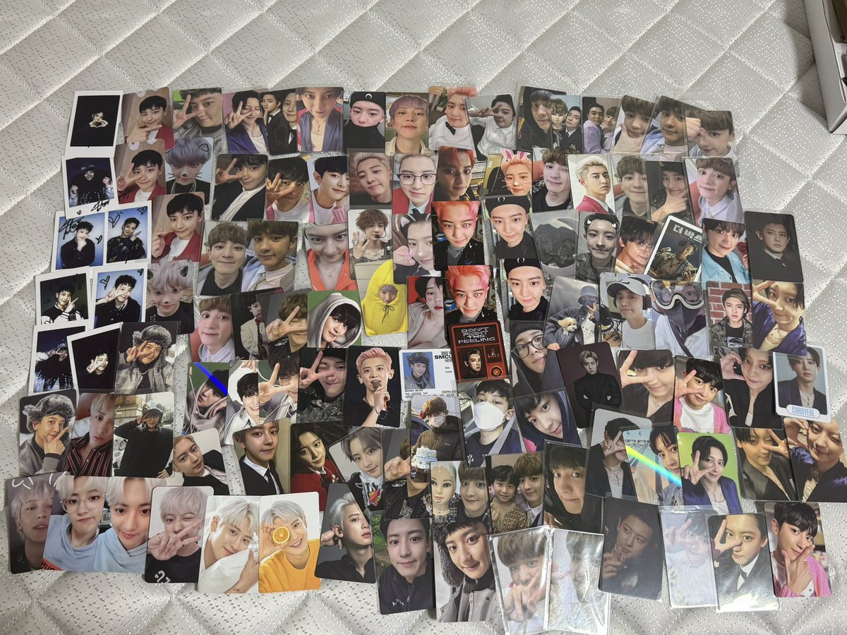 Ku9ou's tweet photo. 엑소 찬열 포카 양도 
Card total - 112 
All for 10.0원 !!

디임주세요!!!

수호 백현 찬열 디오 카이 세훈 시우민 레이
suho baekhyun chanyeol kyungsoo do kai sehun xiumin lay chen https://t.co/jOo4A8P5NT