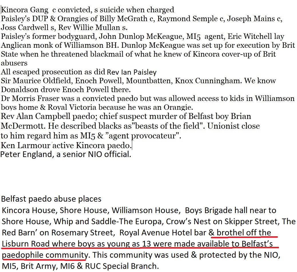 corkyback's tweet photo. @JonBurrowsMLA A standard set in the coverup of Kincora.  Justice esp for the victims have never seen justice there. The colossuses of the criminality has never been dealt with. RUC were central to the criminality &amp; coverup https://t.co/x9YEh2zvuJ