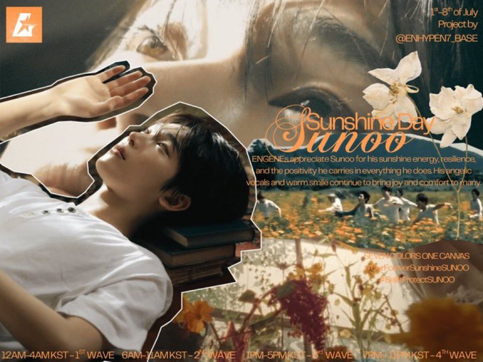 jjongsjournal's tweet photo. TAG RESET 🦊🤍
— let’s show our continuous love and appreciation for sunoo, his hard work, and his good influence!!

ENGENEs appreciate Sunoo for his sunshine energy, resilience, and the positivity he carries in everything he does. His angelic vocals and warm smile continue to bring joy and comfort to many. 

SEVEN COLORS ONE CANVAS
#OurForeverSunshineSUNOO
#BeliftProtectSunoo