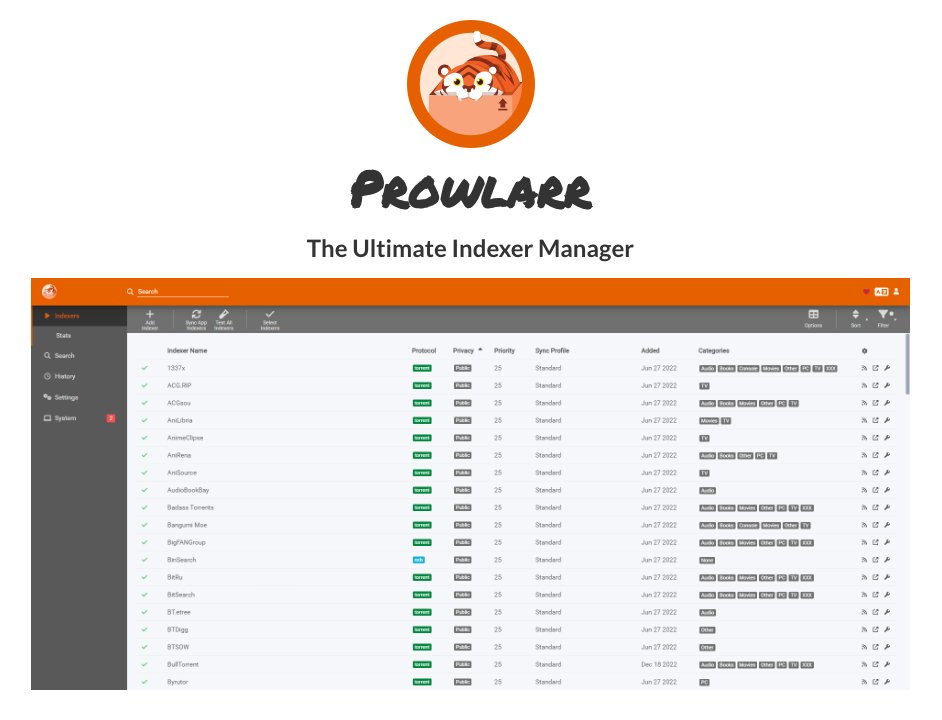 ihteshamali's tweet photo. SOMEONE BUILT A SINGLE DASHBOARD THAT TURNS 500+ TORRENT SITES INTO ONE SEARCH BAR.

It's called Prowlarr.

This is the tool the media pirate community built after getting tired of maintaining the same list of indexers in Sonarr, Radarr, Lidarr, and Readarr four separate times.

Here's how it works.

Every automation app on earth for movies, TV, music, and books needs one thing to function.

A list of torrent sites to search. Sonarr wants it. Radarr wants it. Lidarr wants it. Readarr wants it.

Without Prowlarr, you add the same 30 sites to all four apps, one by one, and update them every time a URL changes.

Prowlarr kills that entire workflow.

You add your indexers once. Prowlarr pushes them to every connected app automatically.

When 1337x changes its domain, you update it in one place instead of four. When a private tracker adds a new category, every app sees it instantly.

→ 500+ torrent sites and Usenet indexers supported out of the box
→ Public trackers, private trackers, semi-private trackers, all in one interface
→ Push indexers to Sonarr, Radarr, Lidarr, Readarr with one click
→ Query stats per indexer so you can spot the dead ones
→ Built-in Cloudflare bypass through FlareSolverr
→ Runs on Windows, macOS, Linux, Docker, Synology, QNAP

It's a fork of the Sonarr codebase, built by the same open source community, and maintained on GitHub with monthly releases. No account required. No subscription. No telemetry.

The media companies spent a decade trying to make piracy inconvenient. One free app just made it invisible.

https://t.co/1KLxhqeulw