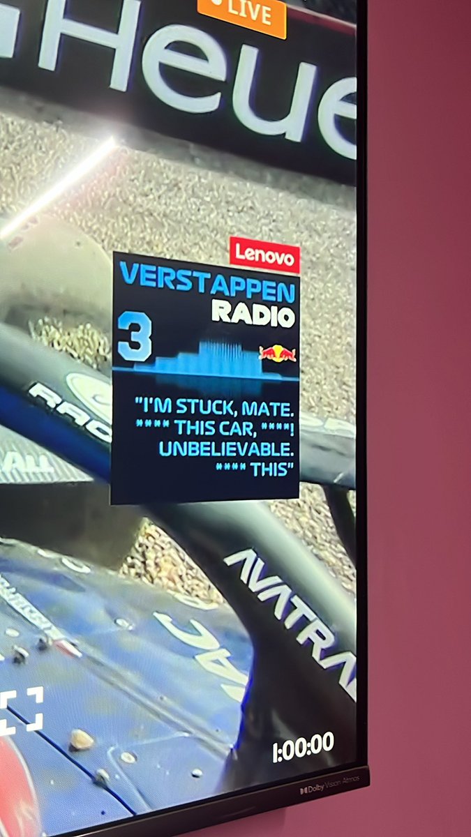 lozzeryash's tweet photo. @redbullracing Golden words for you guys "fuck this car" https://t.co/FO0eYkmL19